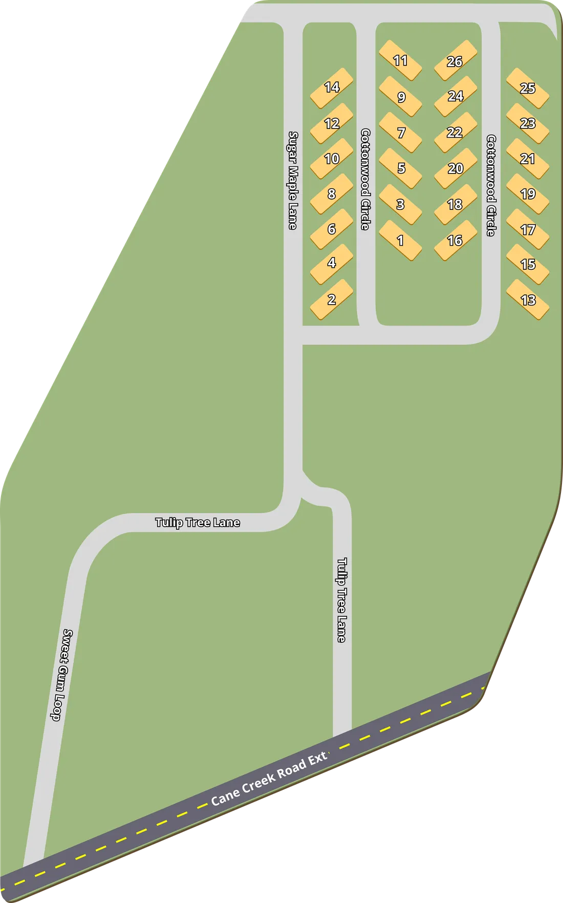 Cane Creek RV Park in Bells, Tennessee